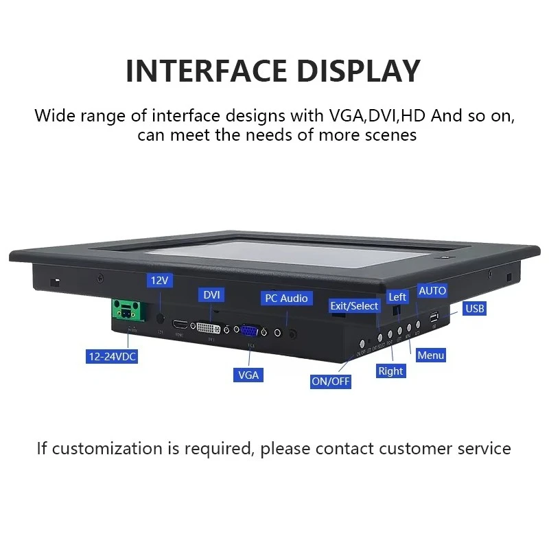 17-in-1 Industrial Control Embedded Touch Screen Tablet Aluminum Industrial Computer Accessories