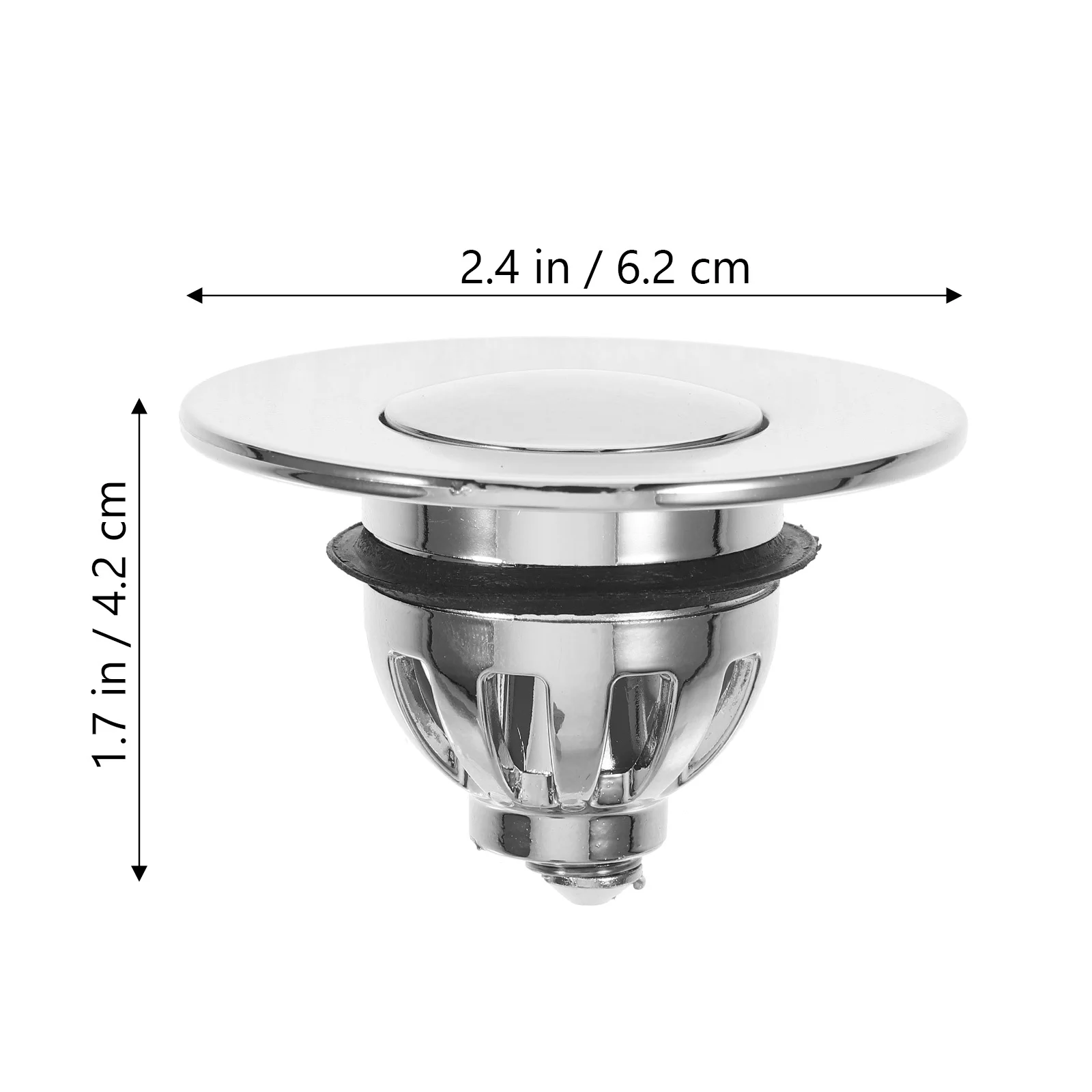 حوض الاستحمام استنزاف سدادة البلاستيك سهلة التركيب بالوعة الحمام التوصيل حوض بالوعة قابس التصريف تصفية الشعر سدادة حوض الاستحمام #5