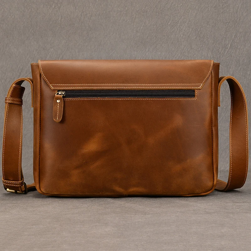 Porte-documents en cuir véritable pour hommes, sac à bandoulière de haute qualité, sac à main de transport quotidien de Type formel, sac en peau de vache véritable