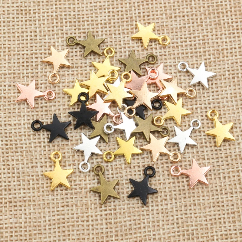 100pcs 매력 11x8mm 티벳 실버 도금 펜던트 골동품 보석 만들기 DIY 수제 공예