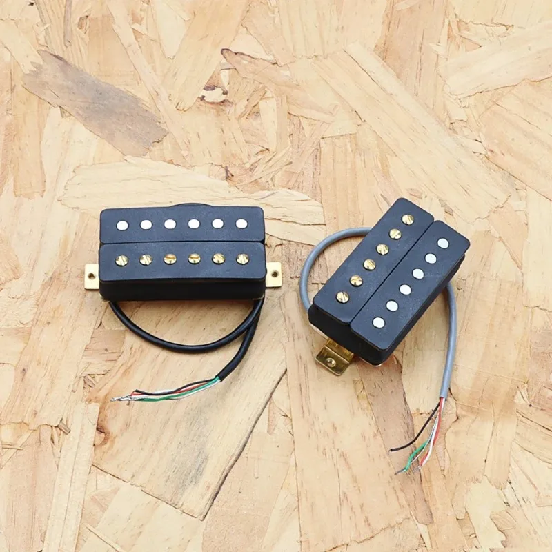 

Alnico 5 Dual Coil Humbucker Pickups Set, 8.82K Neck & 9.33K Bridge Output with Screws- High-Resolution Tone for Electric Guitar
