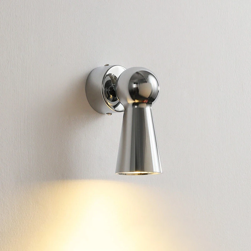 Nordic Chrome Metal Wall Lamp Creative Adjustable Reading Wall Lights Led Decorative Home Bedroom Restaurant Lighting Fixtures view 3