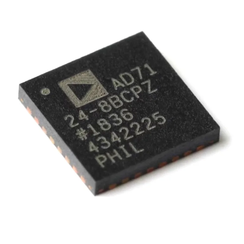 

New Original Ad7124-8Bcpz-Rl7 Package Lfscp32 Silk Screen Ad7124-8Bcpz Analog-To-Digital Converter (Adc)