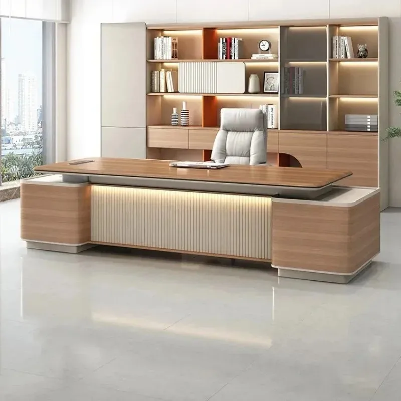 

Письменный стол Chair Person President Taipan Desk Office Высококачественная атмосферная комбинация стола и стула