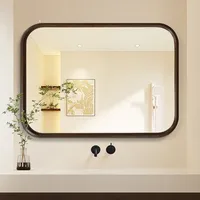 Led Mirror Bathroom Decorative Mirrors Accessories Color Changing Shaving Light Makeup Sticker Large Vanity Wall Adhesive Toilet