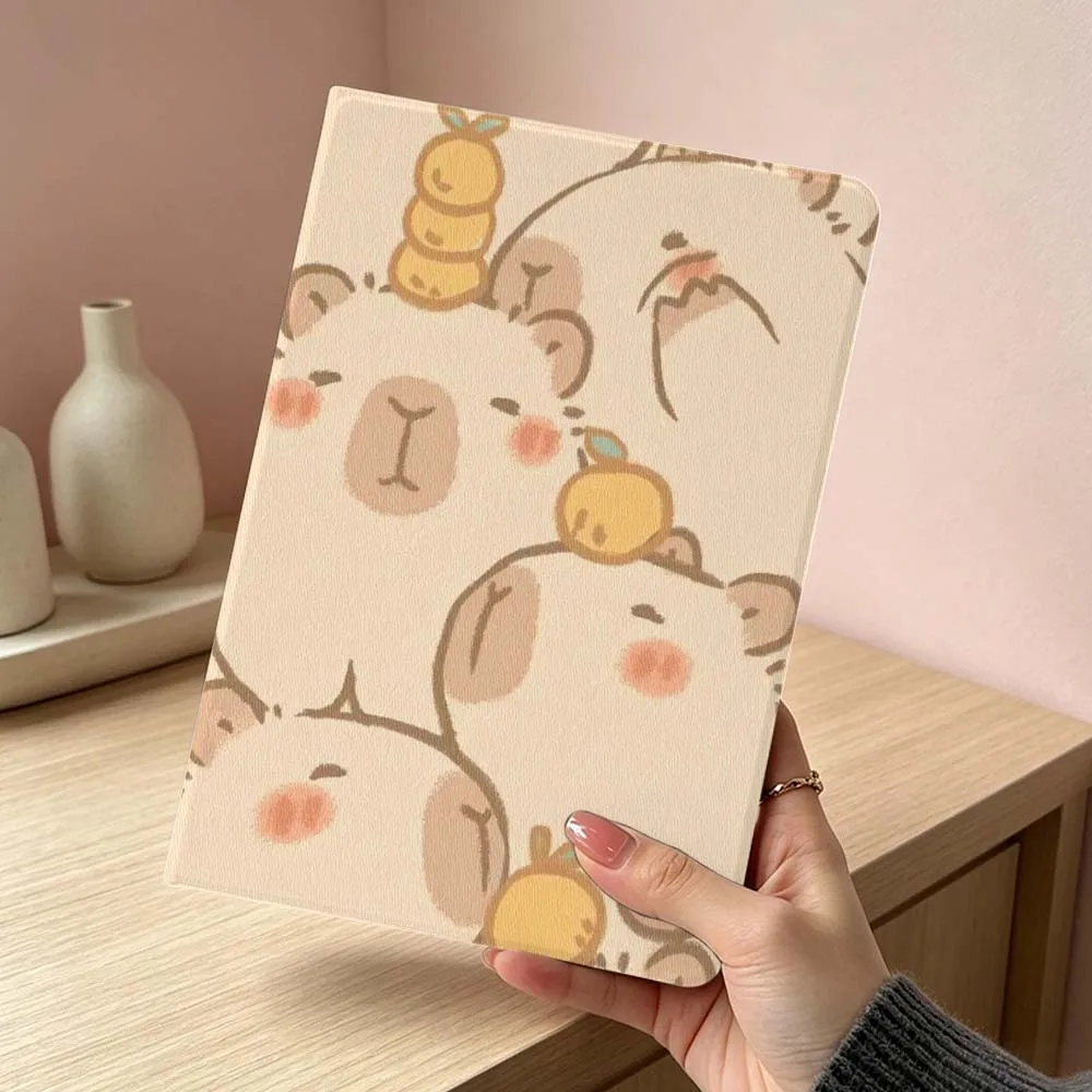 Design Capybara Pattern Soft For Xiaomi Redmi Mi Pad 8 7 6 5 4 2 SE K Pro Max Ultra Poco Pad Foldable Tablet Case