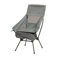 Portable High Back Chair - Lightweight Folding Chair for Camping - Supports 120kg - Perfect for Outdoor Adventures