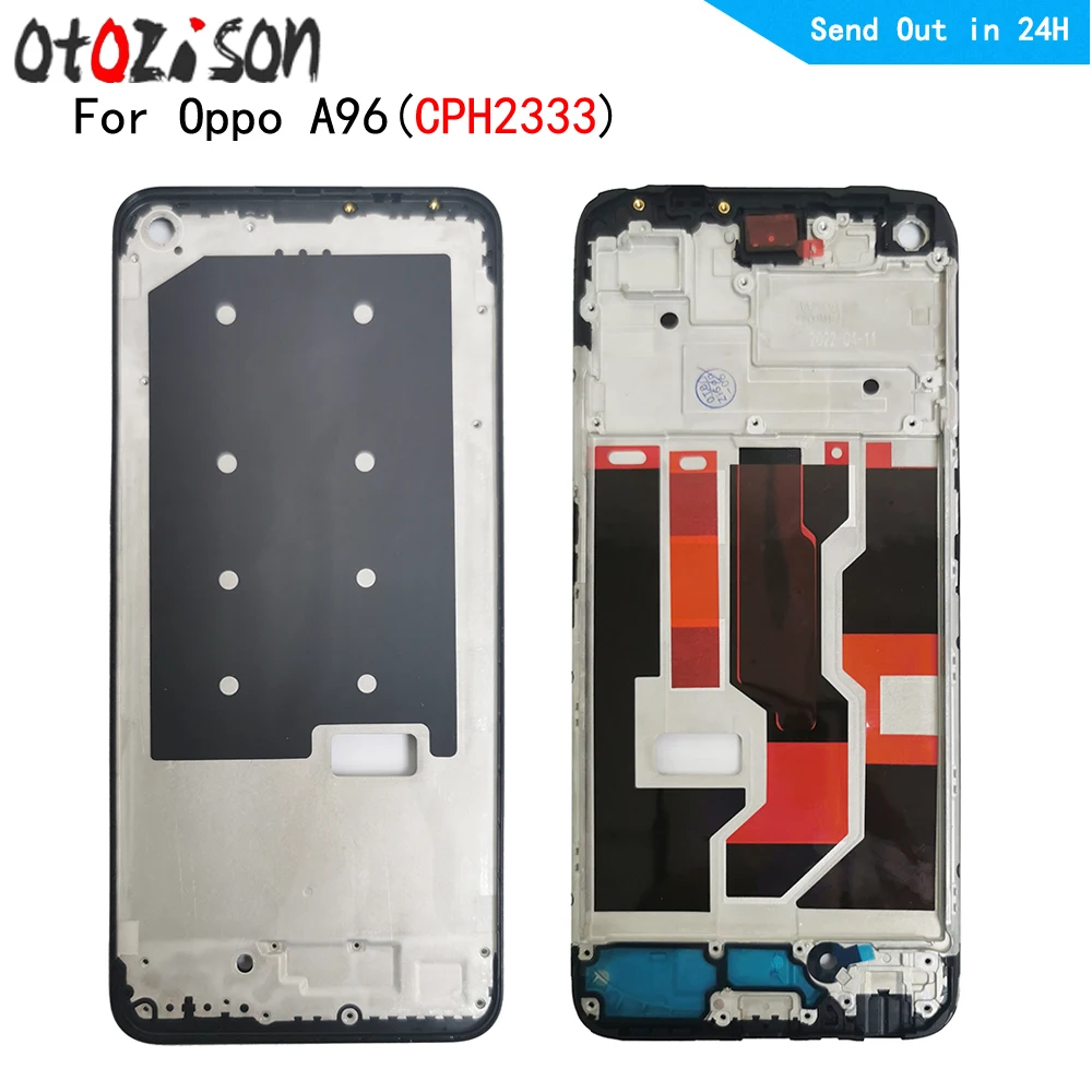 

Housing Middle Frame LCD Bezel Plate Panel Chassis For Oppo A96 CPH2333 Phone Middle Frame For OPPO A96