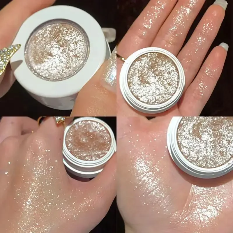 Monochroom Oogschaduwpalet Glanzende Pailletten Diamant Galaxy Oogschaduw Make-Up Parelmoer Glitter Fleuren Koreaanse Cosmetische Ogen