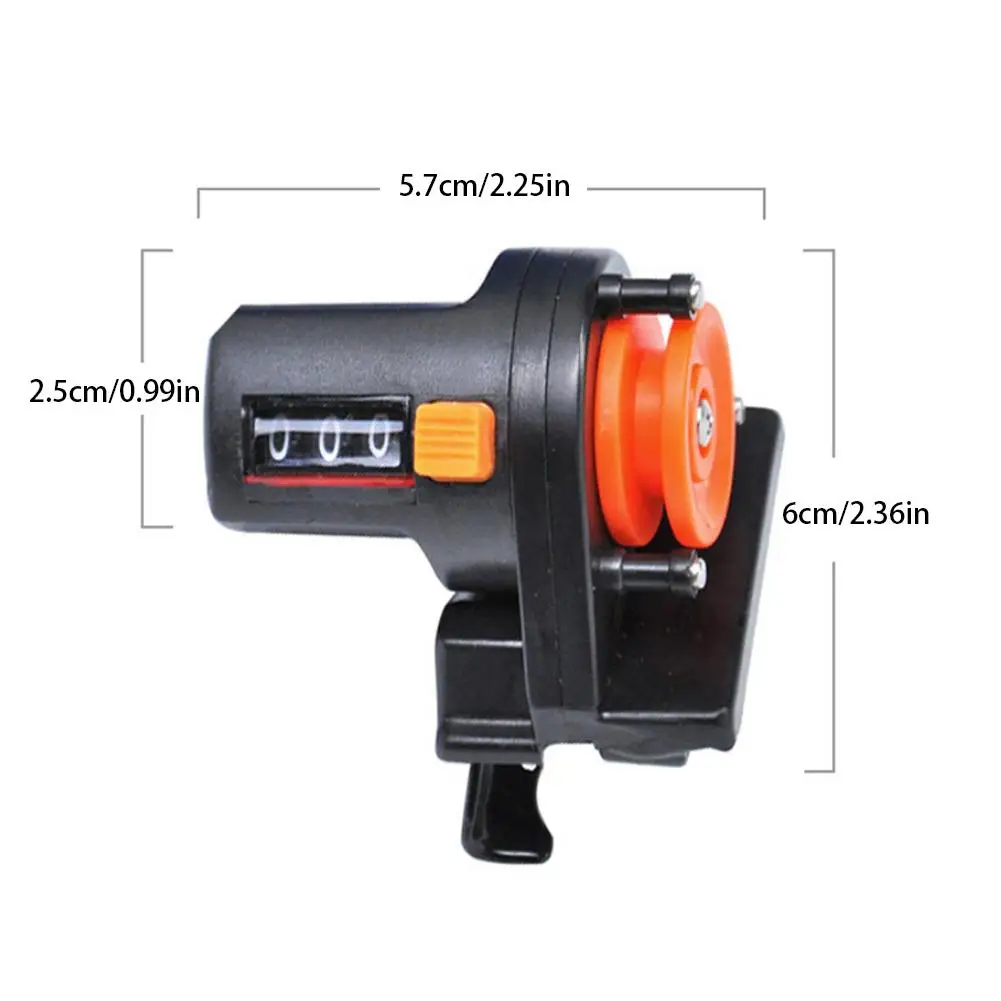 Fishing Line Counter Spooling Clip on Depth Finder Precise Digital Gauge for Lure Casting Raft Saltwater ﻿ view 6