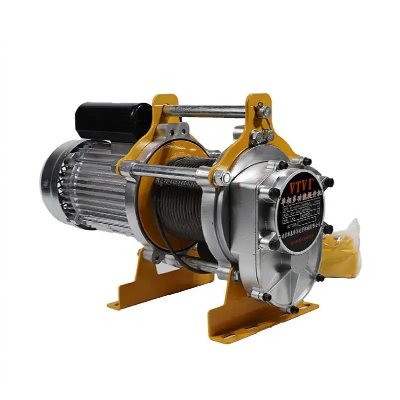 

220V wire rope electric hoist Aluminum alloy 800kg electric hoist