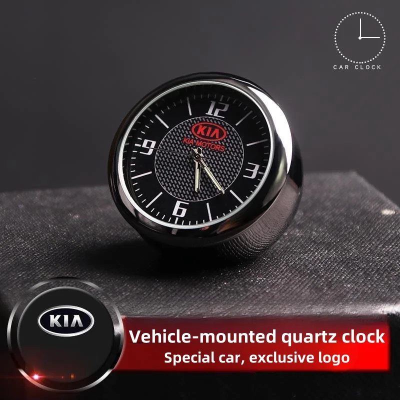 

Car Interior Car Clock outlet Dashboard Air Clip Interior electronic quartz watch For kia RIO K3 K5 Sportage car accessories