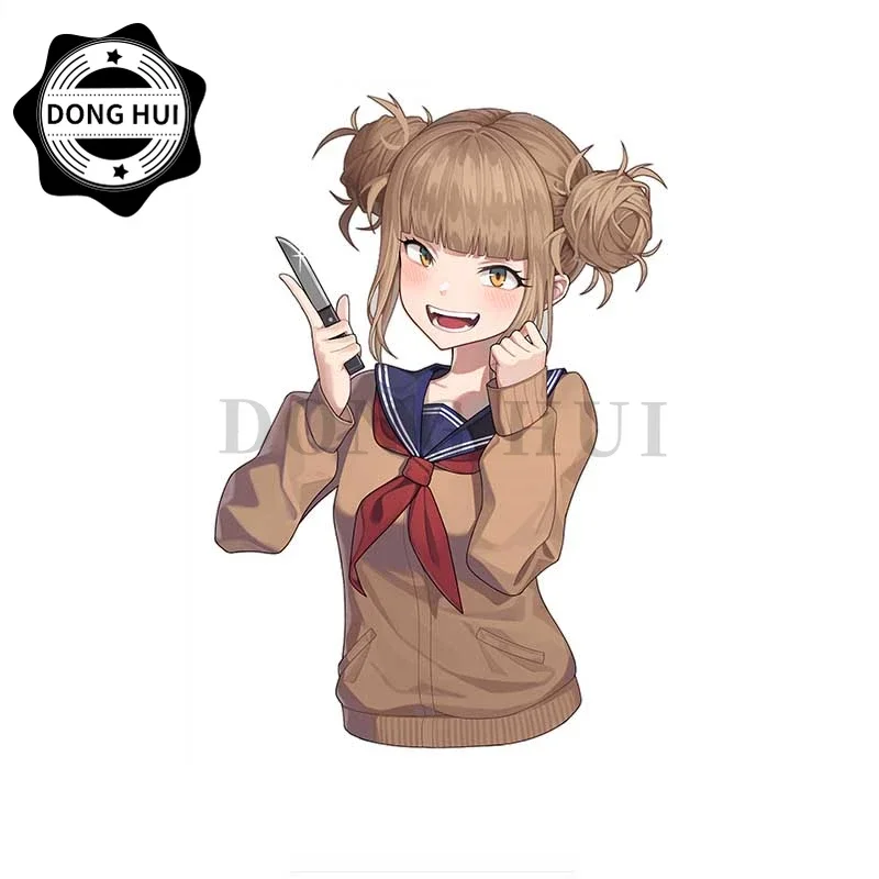 Anime Mädchen Himiko Toga Auto Aufkleber Boku kein Held Aufkleber JDM dekorative Accessoires Motorrad Laptop Tasse