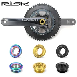 RISK M20x8mm Titanium Bicycle Chainwheel Bolts Crank Cover Arm Lid Cups BB Bottom Bracket Fixing Screws for XT XTR MTB Road Bike