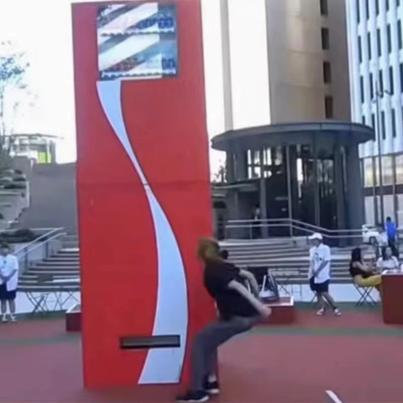 High Jump Challenge Jumping Challenge Tapping the Button to Dispense a Drink Interactive Games Event Games Carnival Games