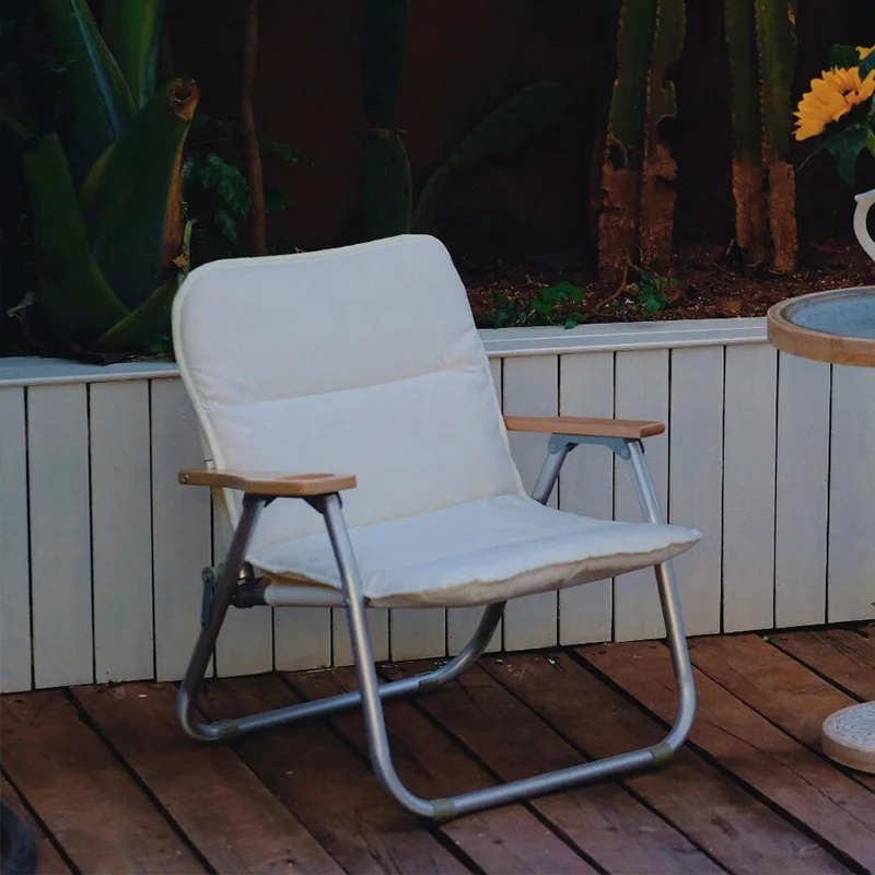 سبائك الألومنيوم كرسي قابل للطي للاستخدام الخارجي كرسي حديقة معدني محمول للتخييم والصيد والتوجيه للأنشطة الخارجية