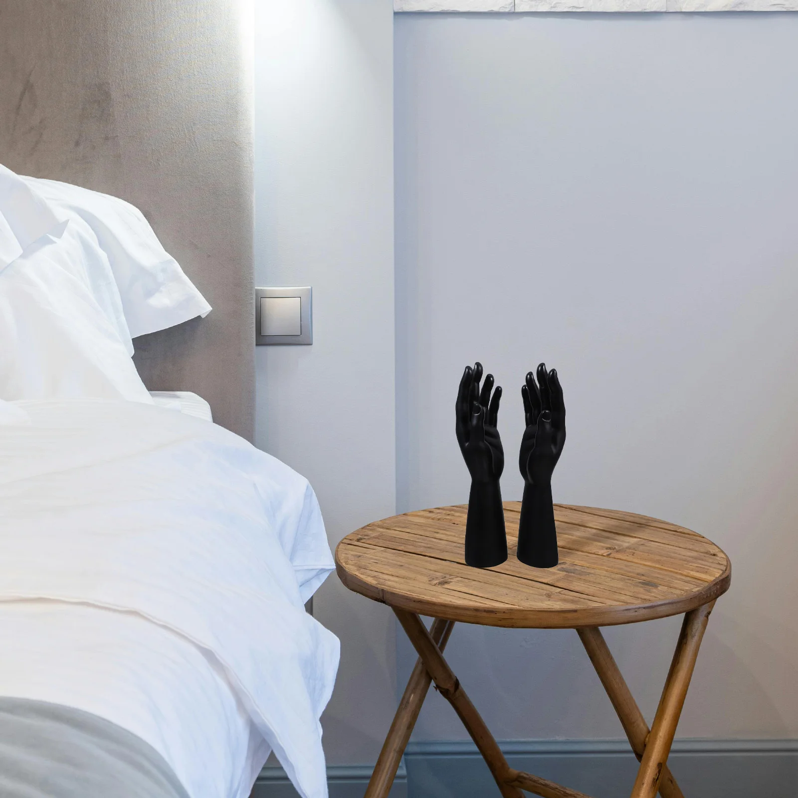 2 قطعة عارضة أزياء واقعية اليد عرض موقف للمجوهرات ساعة حلقة قفاز حامل سطح المكتب متعددة الوظائف كونترتوب حلية حامل