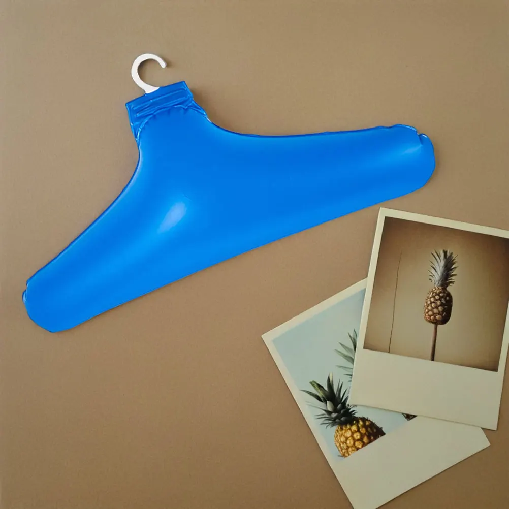 

4 Pcs Inflatable Hanger Garment Display Rack Clothing Hangers Space Saving Coat Clothes Folding Garments Pvc Household Travel