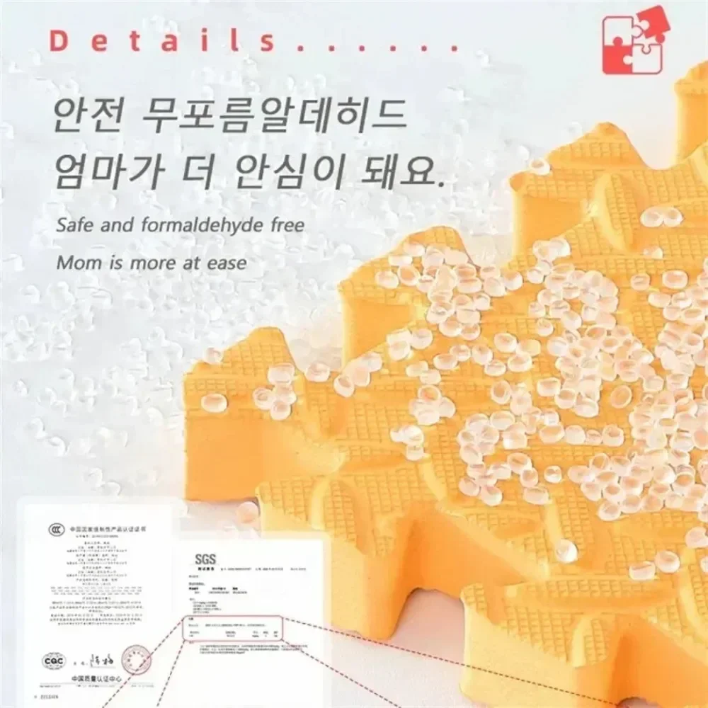 2.5CM Thick Baby Crawling Mat with Soft Interlocking Puzzle Pieces for Kids Play Areas Educational Toy Nursery Play Rug EVA Foam