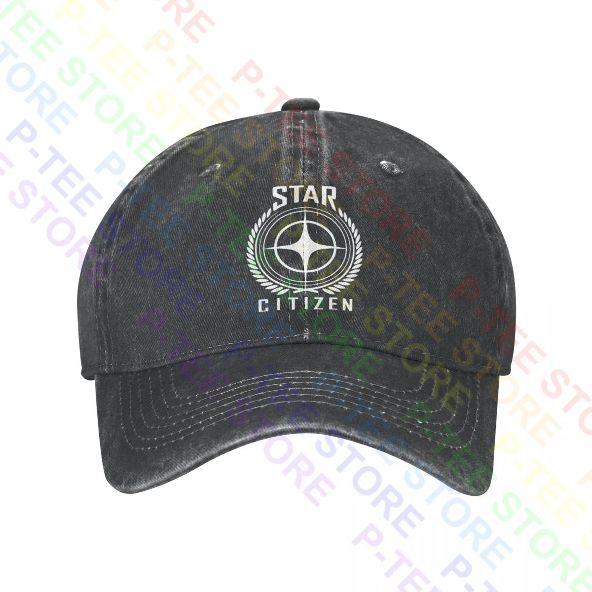 

Star Citizen Logo Washed Denim Baseball Cap Trucker Hats Rare Headwear