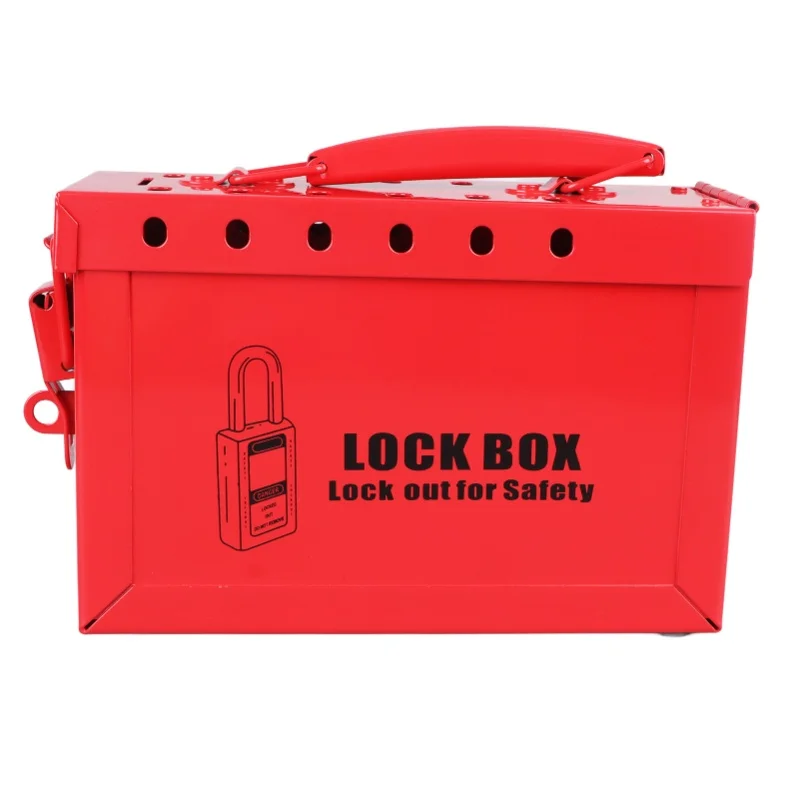 

Коробка с замком Lockout Tagout, 12-луночная прочная конструкция, ударопрочная портативная коробка для группы LOTO