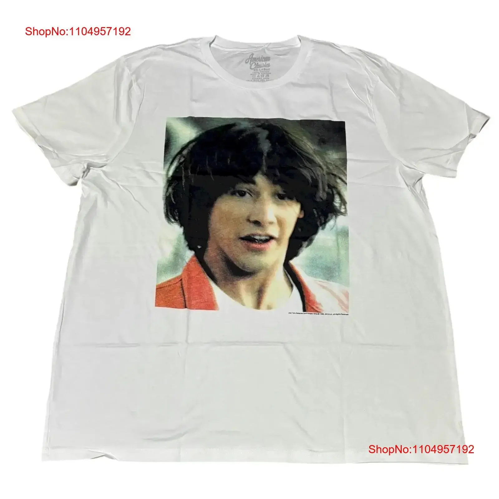 

Новая мужская футболка Bill Ted's Excellent Adventure Keanu Reeves 1989, винтажная стираная повседневная удобная дизайнерская одежда, уличная одежда