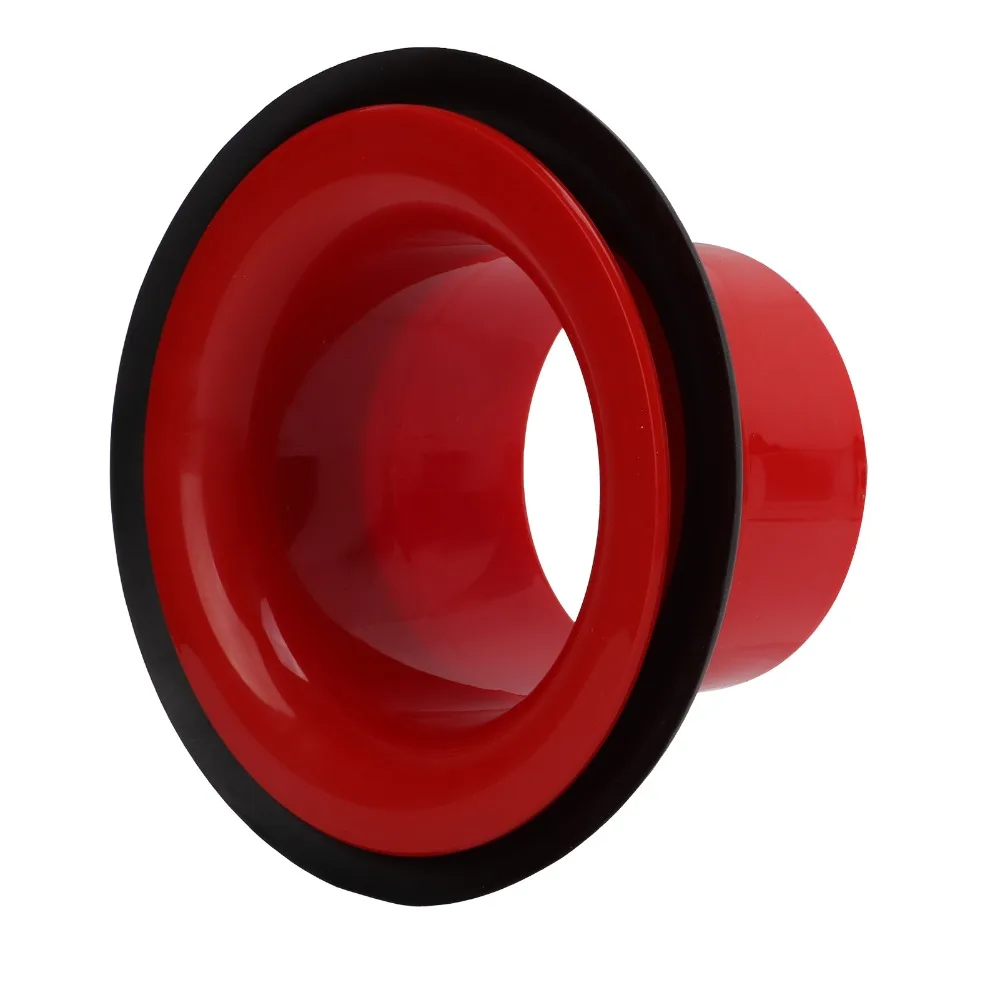 Durable ABS + Rubber Bass Drum Enhancer Red And Black Kick Drum Enhancer Drum Amplifier Accessory Bass Drum Enhancement