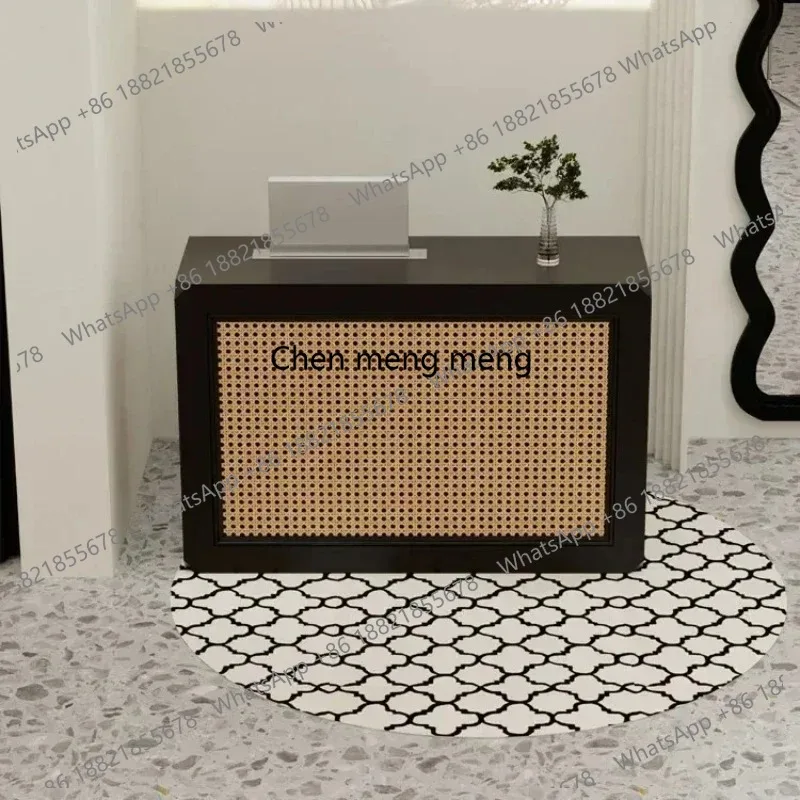 

Motion Desk Workshop Podium For Church Office entrances reception tables Reception Counter Cosmetics Store 120cm Furniture