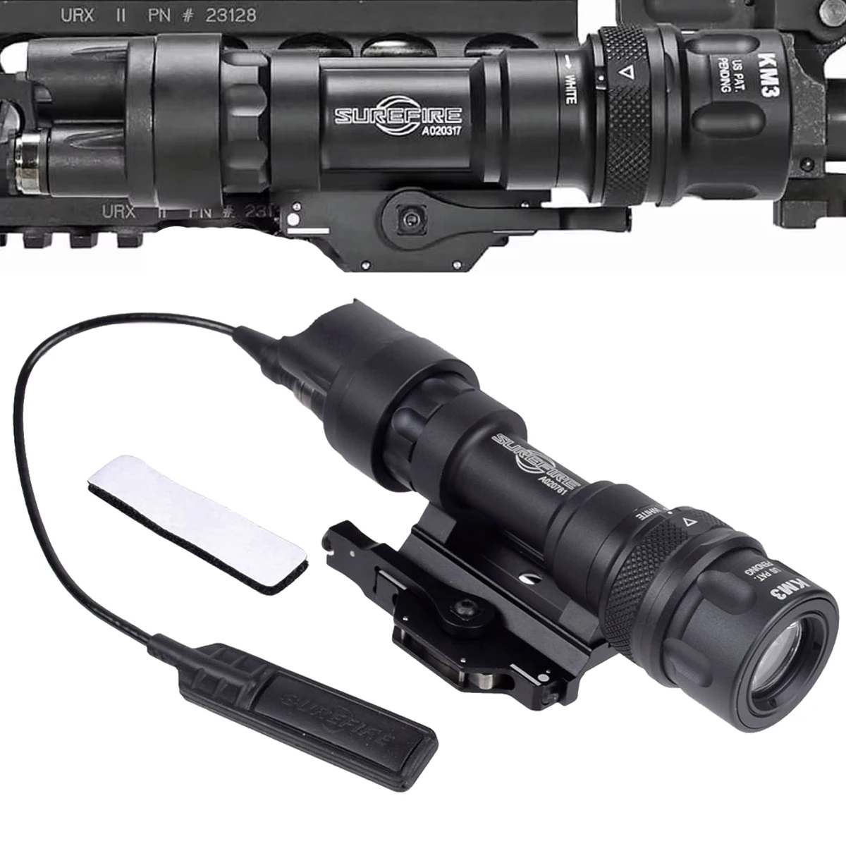 

Тактический фонарь SureFire M951 M952V Strobe M952V-IR с ИК-светодиодом и креплением на 20-мм планку для охоты и страйкбола