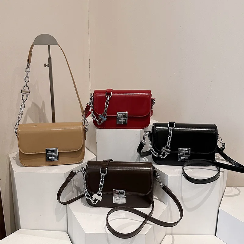 

Stylish Simple Solid Color Bag - New Women's Versatile Small Square Shoulder Crossbody