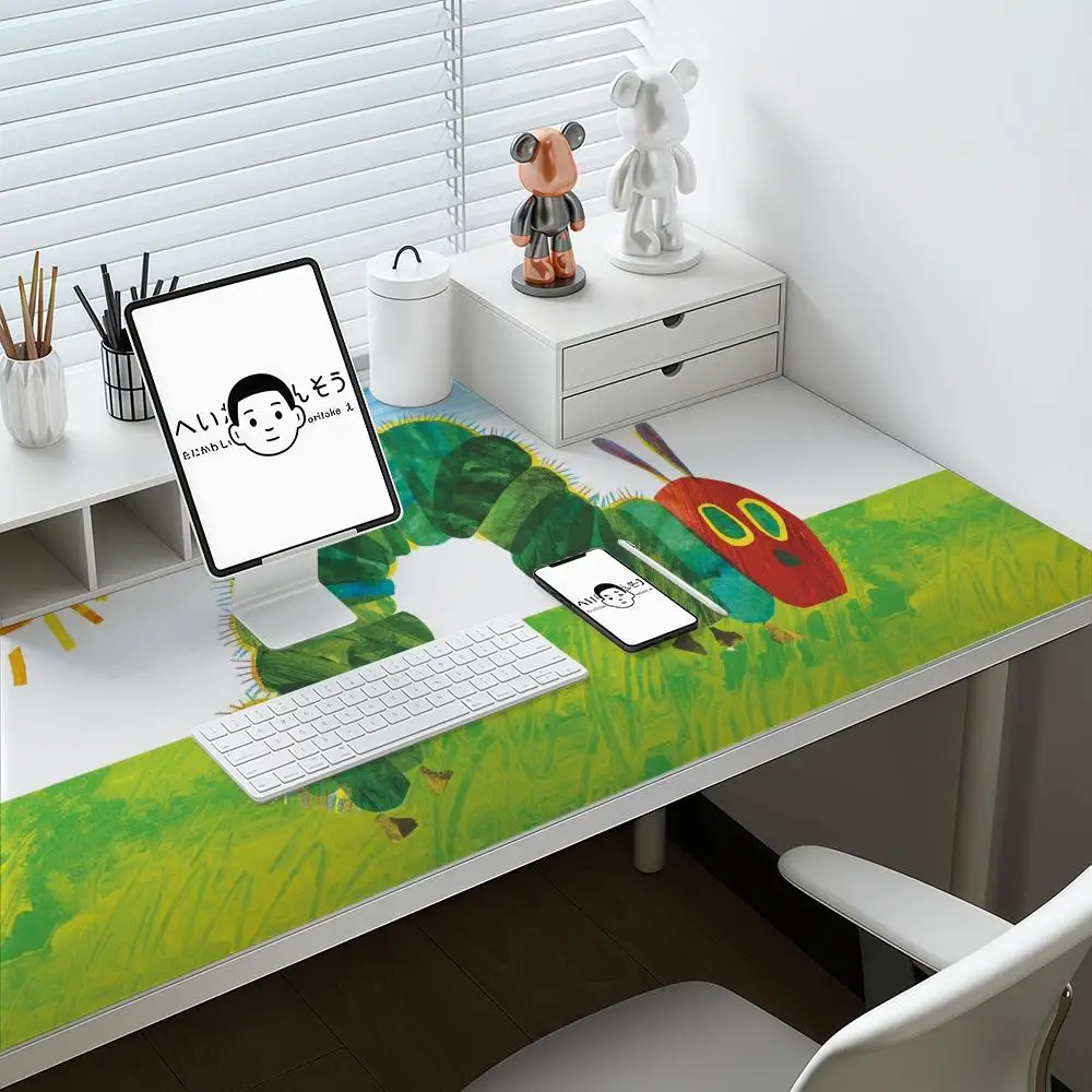 The Very Hungry Caterpillar Mauspad 1000 x 500 XXL groß für FPS ESports Gaming rutschfeste Büro-Tastaturmatten Schreibtischunterlage