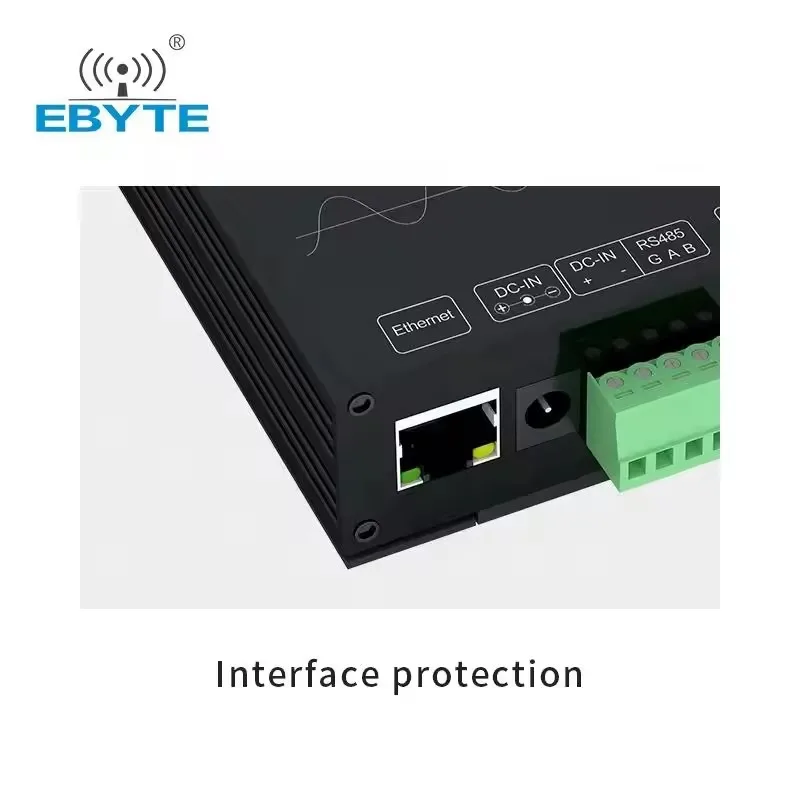Ebyte E821-RTU(0400-ETH) RS485 Ethernet Converter 4-channel DAQ Modbus TCP RTU Long Range Data Collection Device