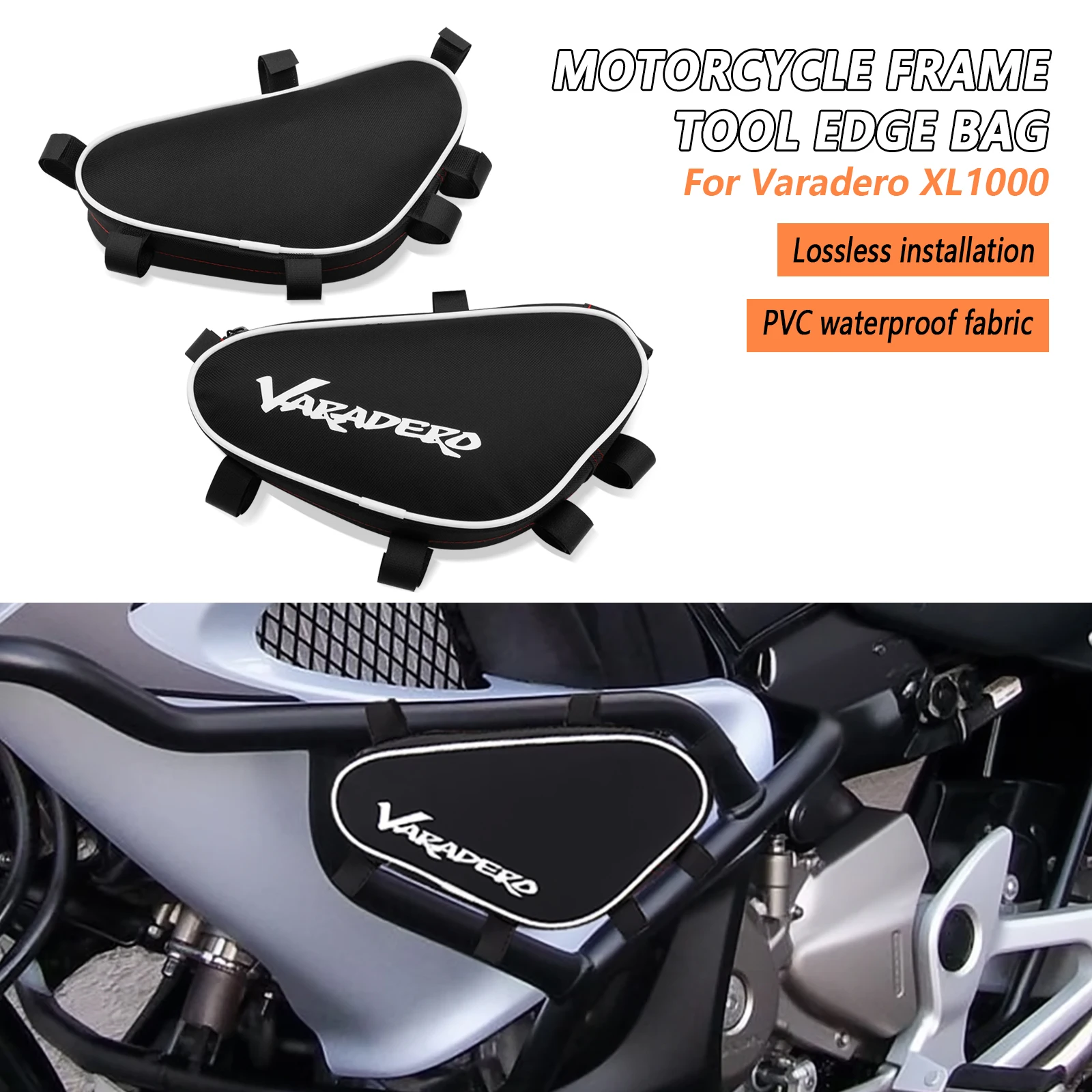Varadero XL 1000 New Motorcycle Frame Crash Bars Waterproof Bag Bumper Tool Placement Bag For VARADERO XL1000