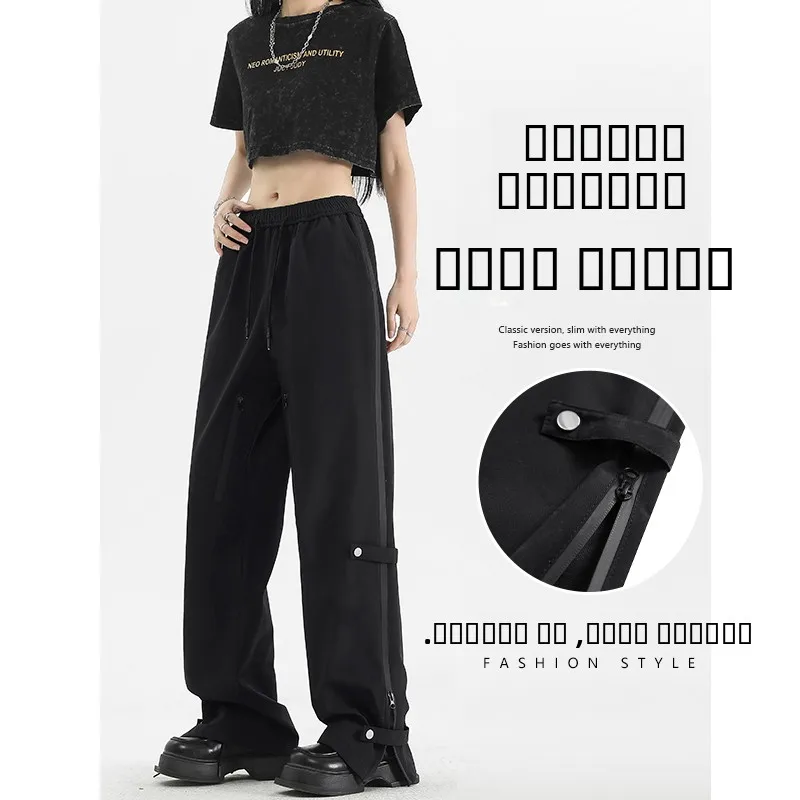 

Outdoor Climbing Windproof Thin Casual Work Pants Qui Dry Sports Trousers High Street Small Size Women's Summer Faion