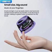 PHONEPACE Portable Bluetooth Speaker G200 RGB Lighting Magnetic Speaker BT5.3 Mini Sound Box 7 Hours Playback Phone Holder