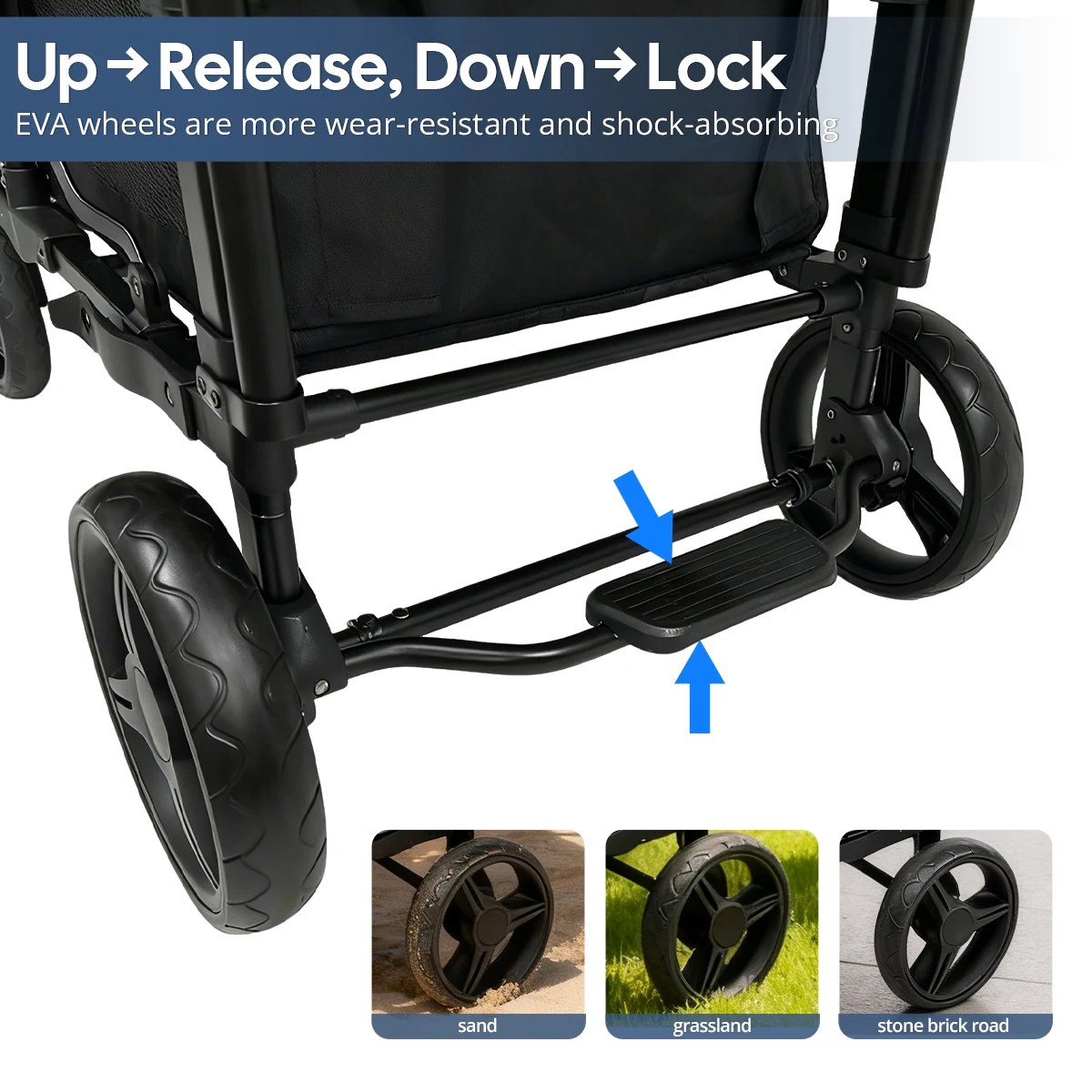 2-местная складная детская коляска, съемный фургон-кемпер на крыше, подходит для детей старше 6 месяцев, рождественские подарки