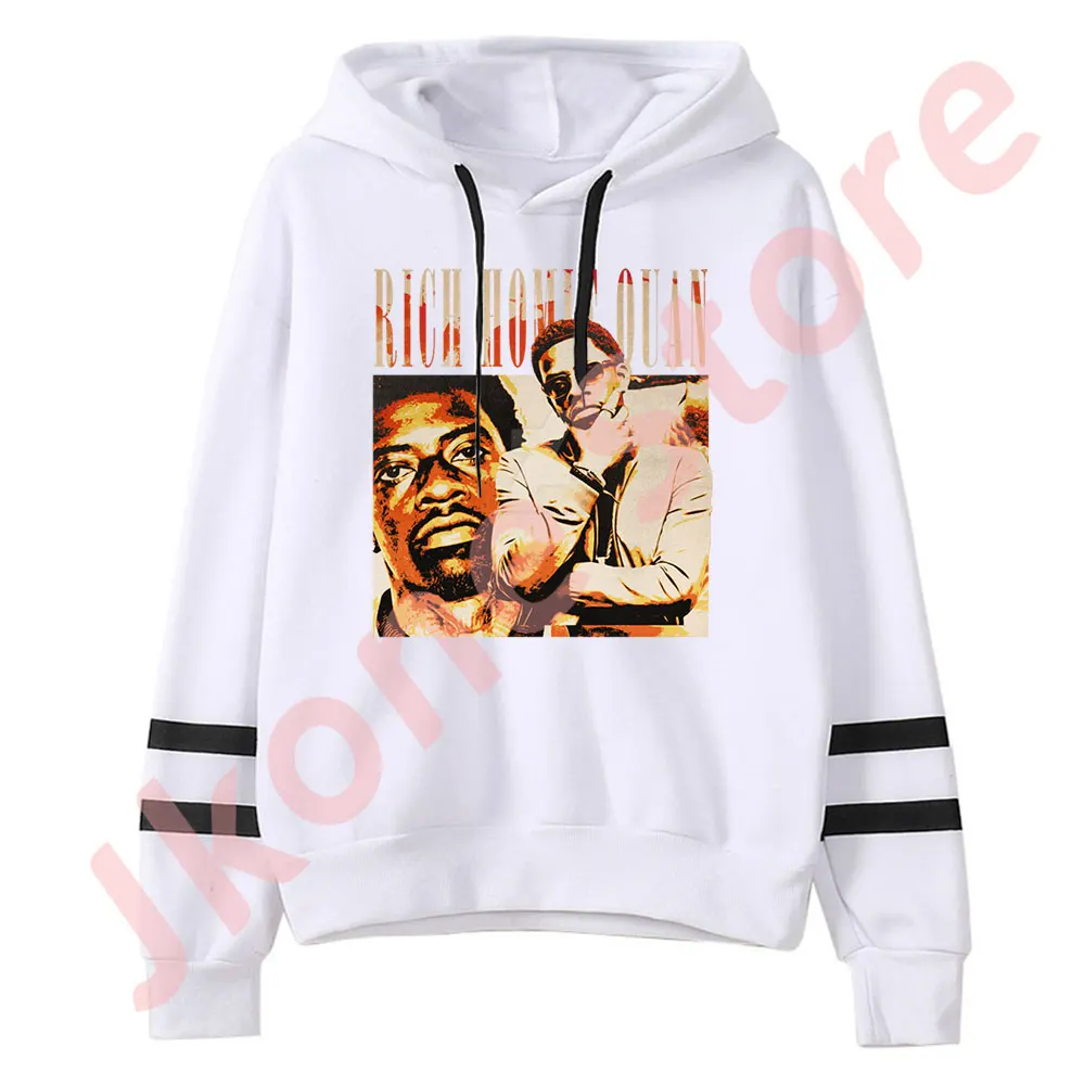 Rich Homie Quan Rapper Vintage 90's Merch Pullovers Pocketless Parallel Bars Sleeve Streetwear Sweatshirts