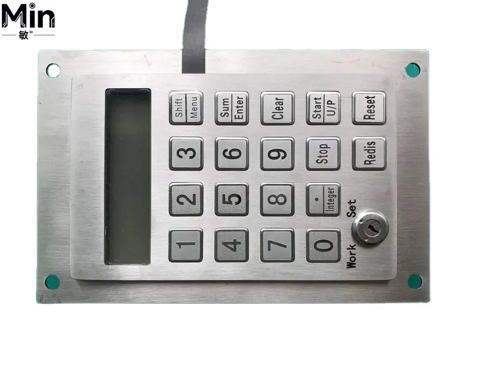 Metal Keyboard Fuel Dispenser Spare Part Replacement Accessory for Station Fuel Dispenser Equipment