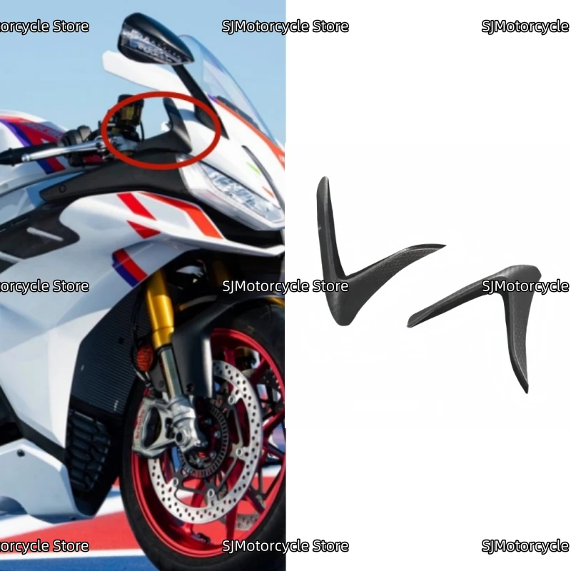 

Fit For Aprilia RSV4 1100 2022 2023 2024 Motorcycle ABS Head Side Panel Upper Front Headlight Nose Turn Signal Fairing