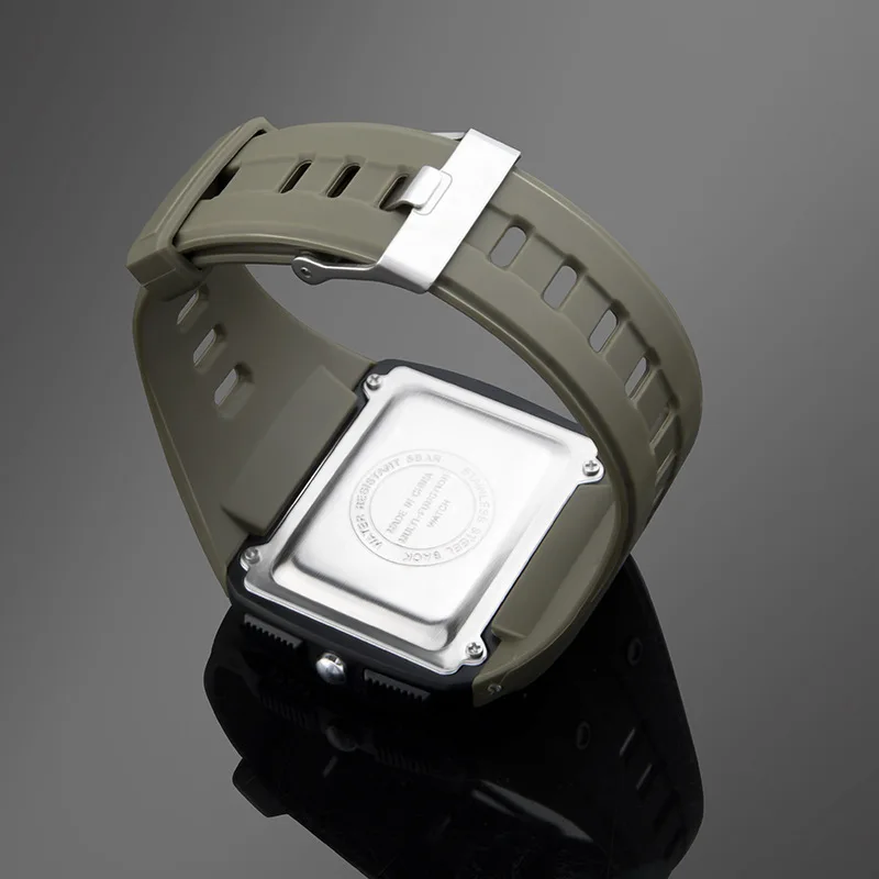 Reloj Digital deportivo para hombre, cronógrafo electrónico, resistente al agua, con esfera grande, TPW, militar, para exteriores