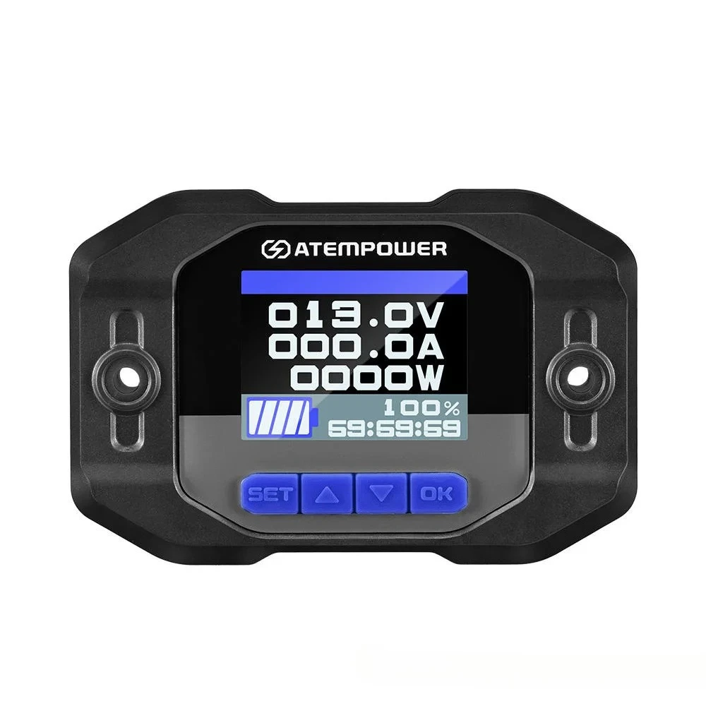 

Atem Power 12V 200A Hight Precision Lifepo4 Acid Battery Capacity Tester Coulometer Battery Indicator
