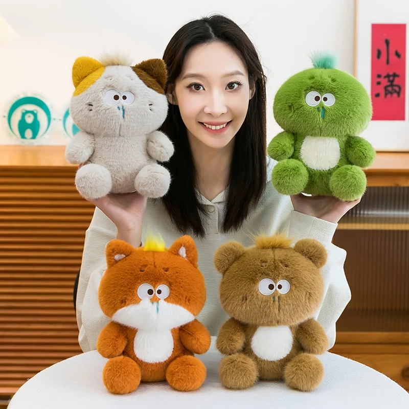 سنوت سلي سلسلة أفخم ستير الحيوان الدب القط دمية Kawaii السلحفاة الثعلب وسادة لعبة لينة رائعتين هدية للأطفال الأصدقاء #3