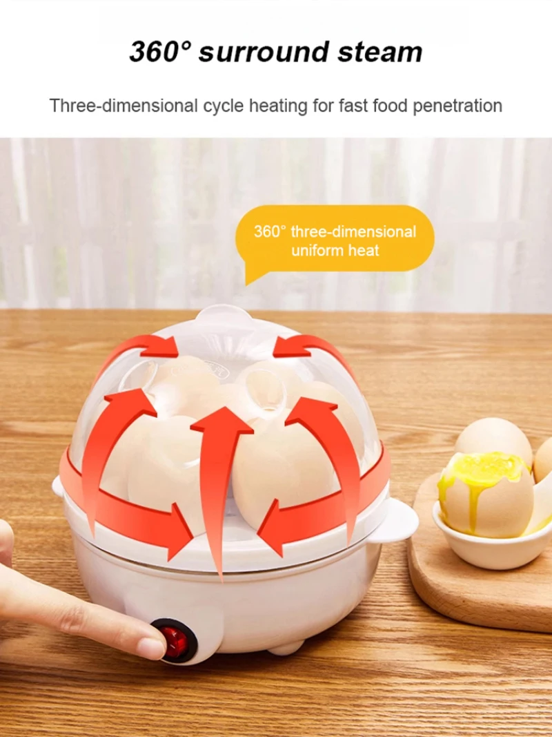 Electric Hard Boiled Egg Maker burn egg steamer Multifunction mini breakfast one pot companion gift Multifunctional Egg