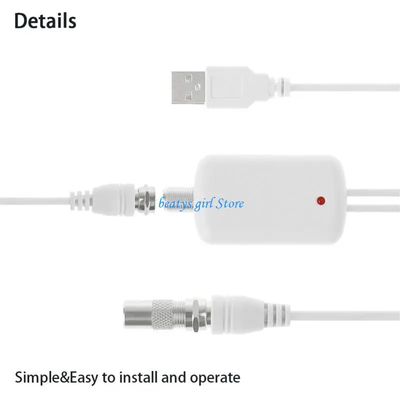 

C7AB Digital HDTV Antenna with 4m Coaxial Cable Local Channels F-head to IEC