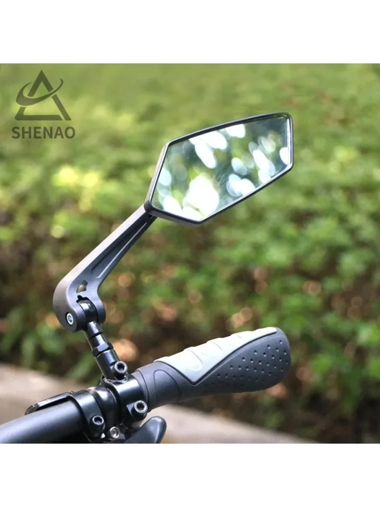 AliExpress Bicycle Rear View Mirror Bike Cycling Clear Wide Range Back Sight Rearview Reflector Adjustable Handlebar Left Right Mirror
