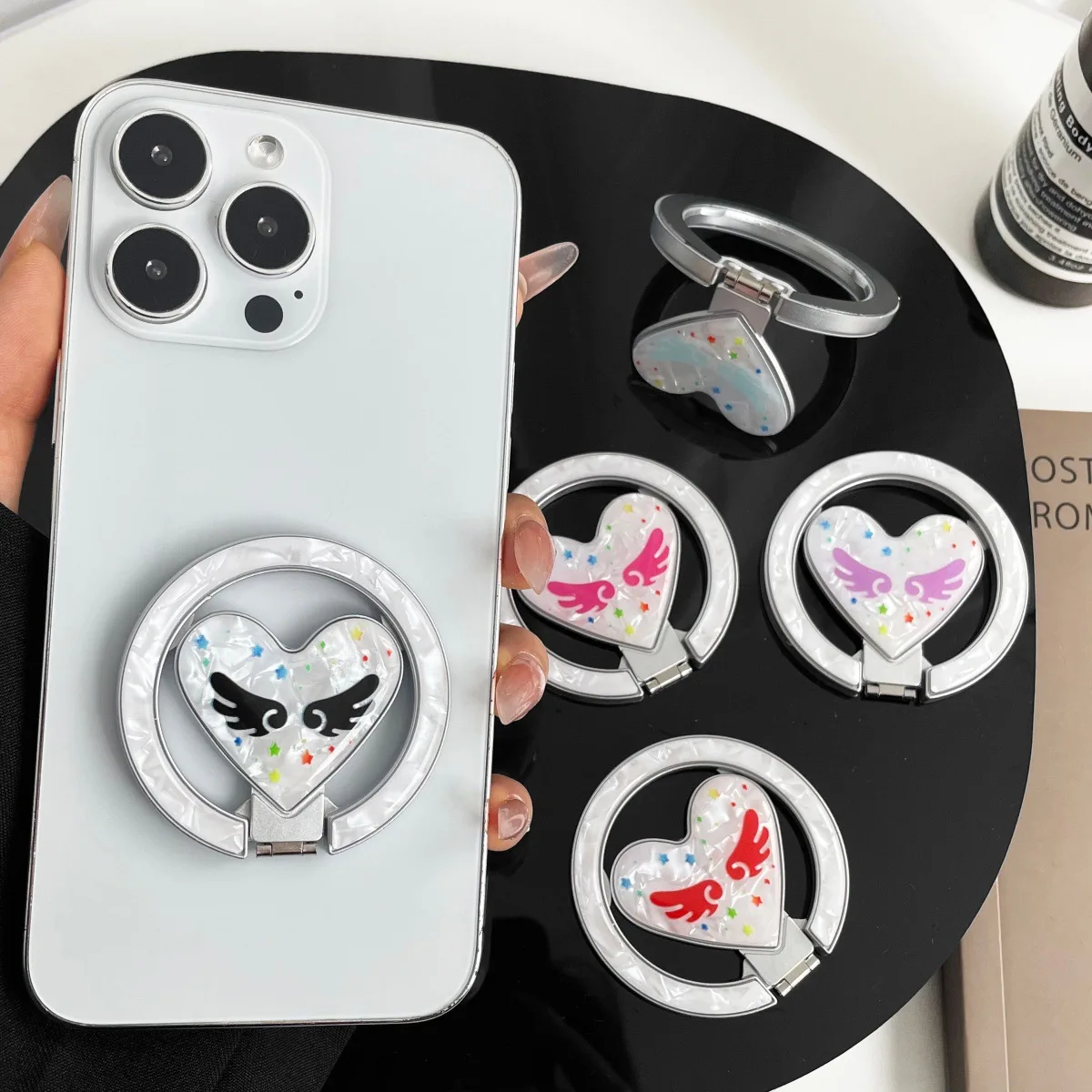 

Ins Shell Pattern Wings, The New Model Is Suitable for MagSafe Magnetic Suction Bracket Super Adsorption Force