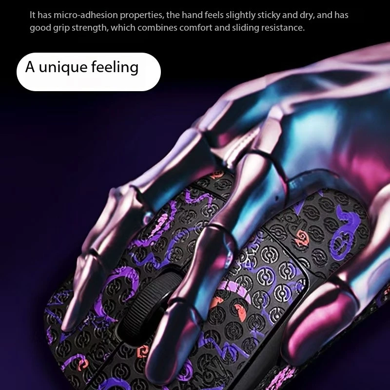 DIY Mouse Skin Mouse Skates Side Stickers Anti-slip Tap for Logistic MX Master 3 3S Game Mouse