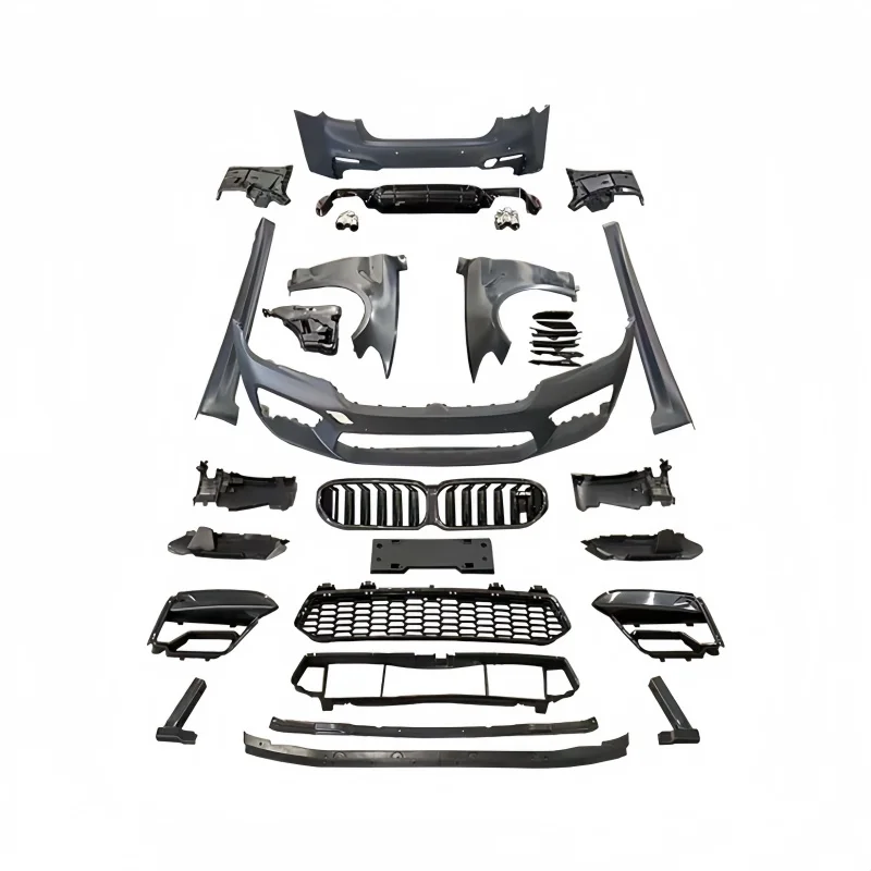 

Suitable for 11-22 BMW 5 Series with M5-style Front Bumper, Grille, Rear Bumper, Hood Cover and Other Accessories Body Kit