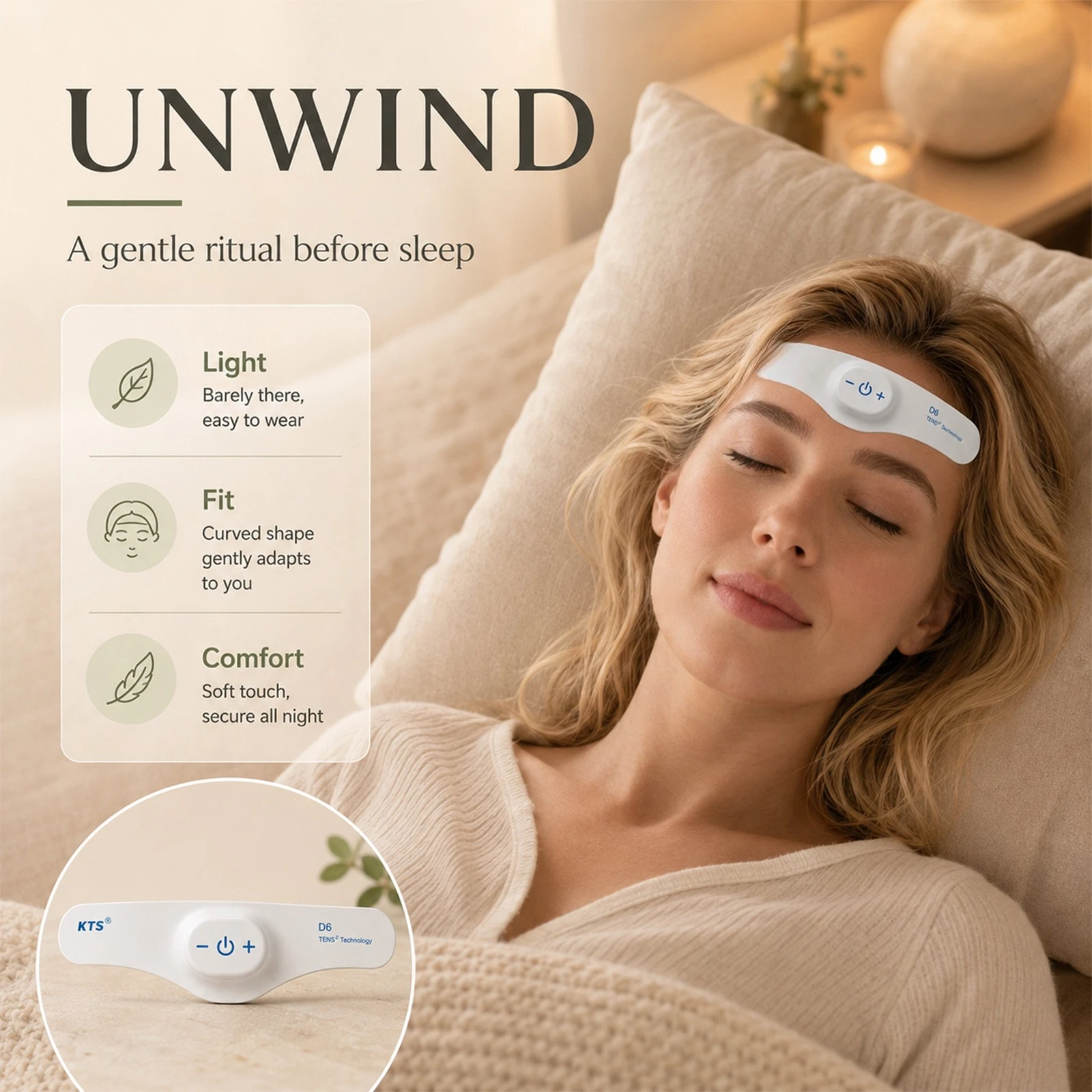 Rechargeable EMS Sleep Aid Dev - Office Technology ulasan dan harga