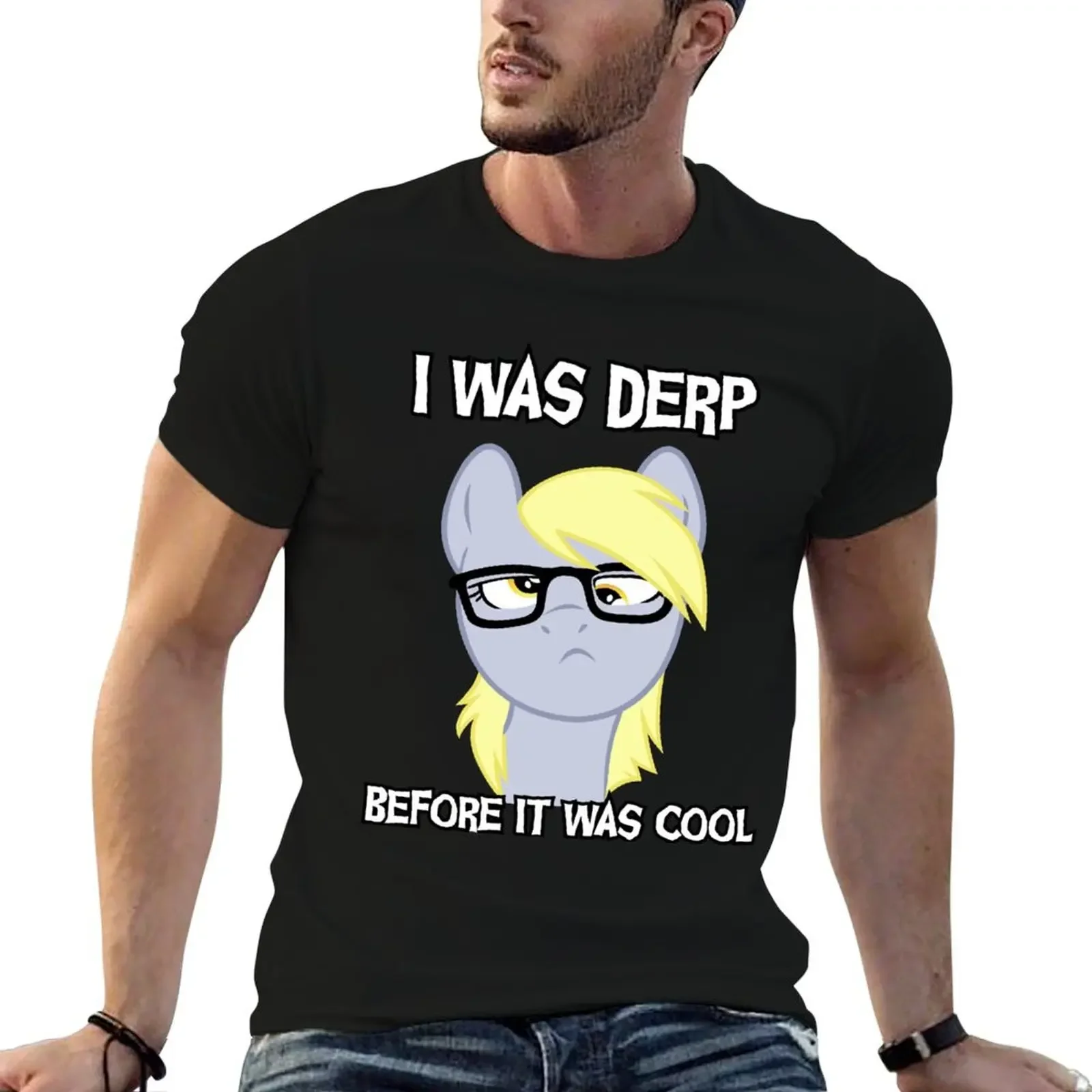 

I was derp before it was cool T-Shirt man clothes blanks fitted t shirts for men